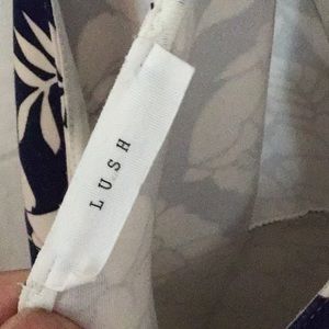 Lush Dresses - Navy flower tight dress Lush Dresses - Navy flower tight dress
